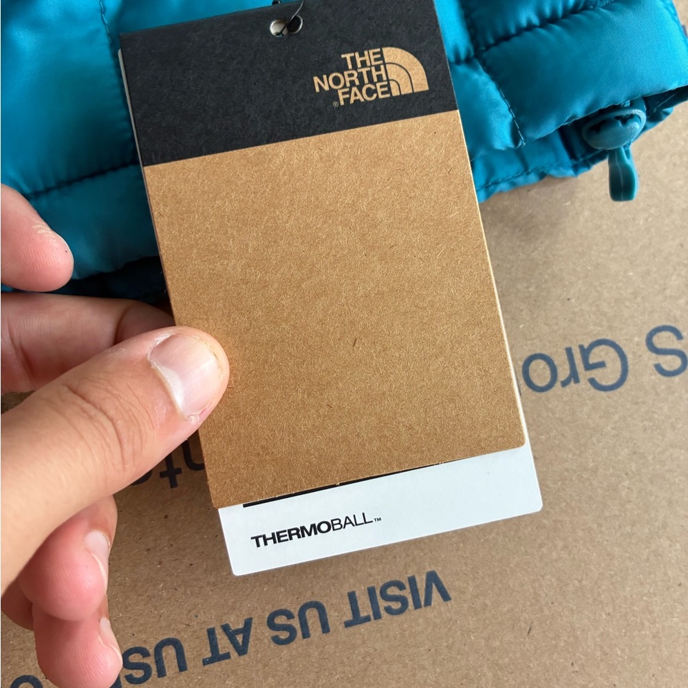 The North Face Men's Teal Puffer Jacket - Picture 7 of 11